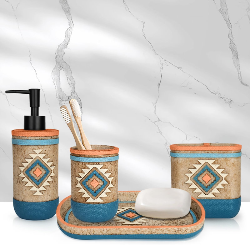 Ensemble d'accessoires de salle de bain 4PCS