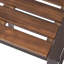 Ensemble de 2 tabourets d'extérieur en bois d'acacia Milos
