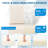 Outdoor Patio Chair Cushion Set, 5.1" Thick Olefin Replacement Seat & Back Cushions-1622936946-1618071380