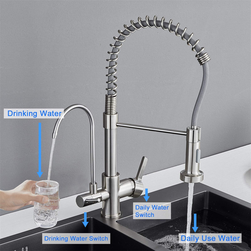 Nbarthome Pull Down Kitchen Faucet