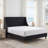Melaya Wingback Upholstered Platform Bed Frame-628684016-640475838