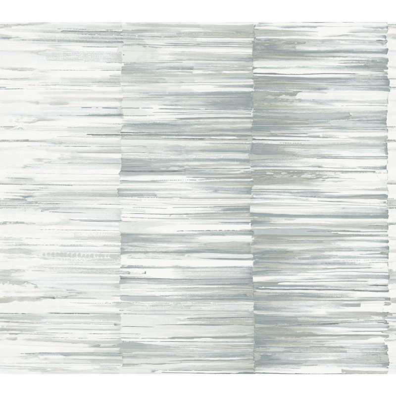 Rouleau de papier peint L 27 pi x l 27 po Artist's Palette, Bleu / gris