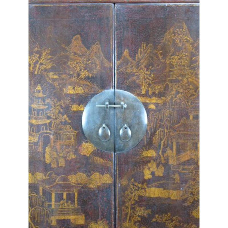 Solid Wood Accent Cabinet