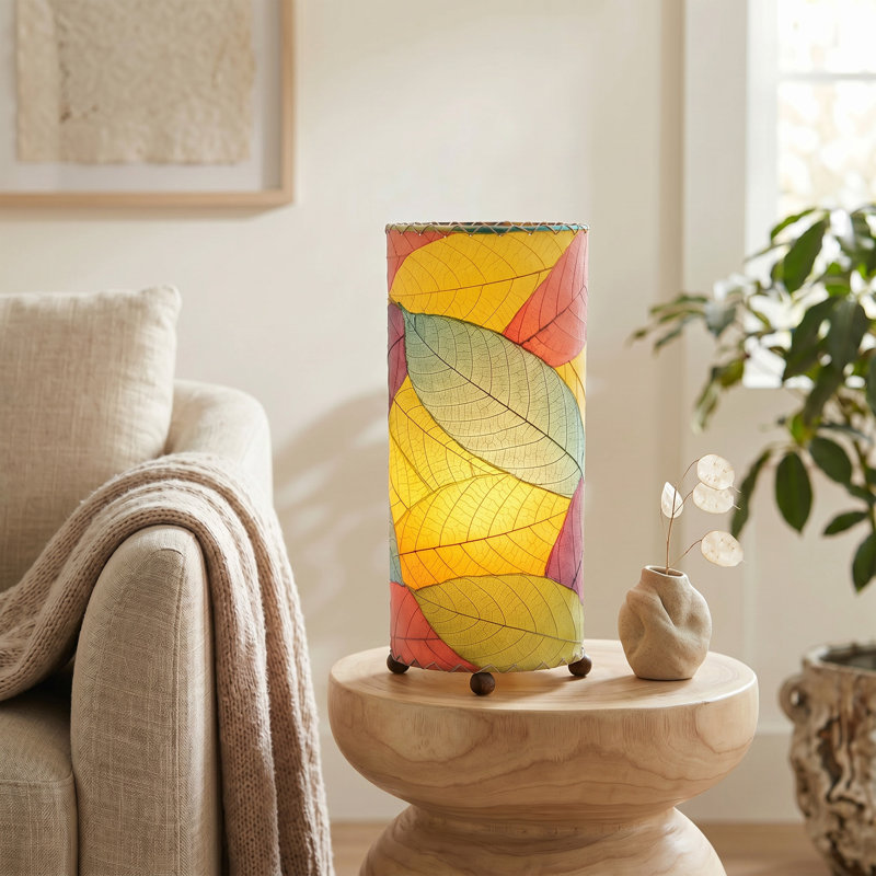 Lampe de table 17 "quintan, Mauve / Bleu / Rouge