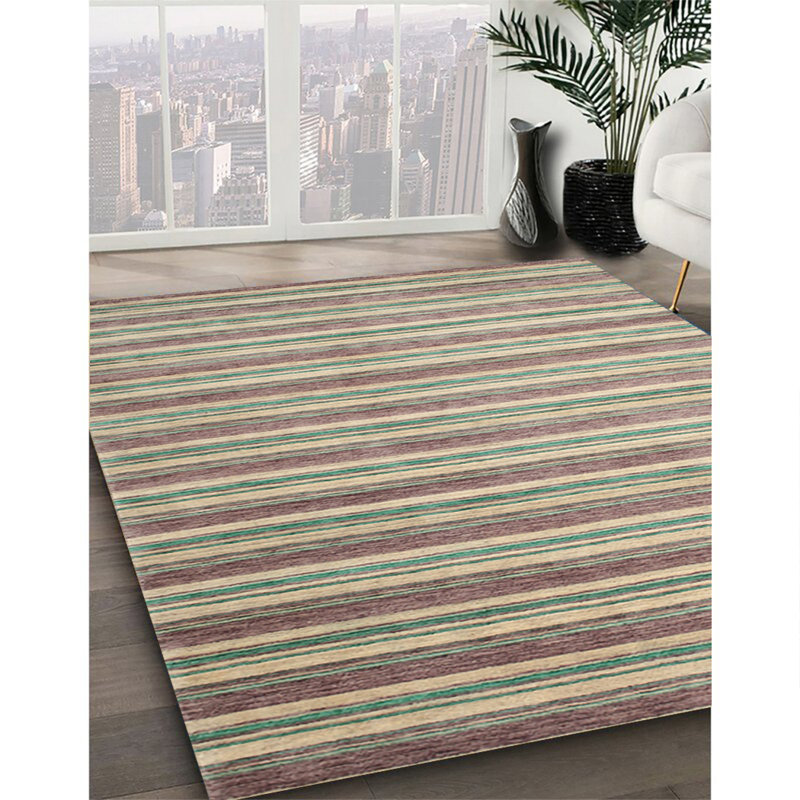 Striped Indoor Rug, Rectangle 7' x 9'
