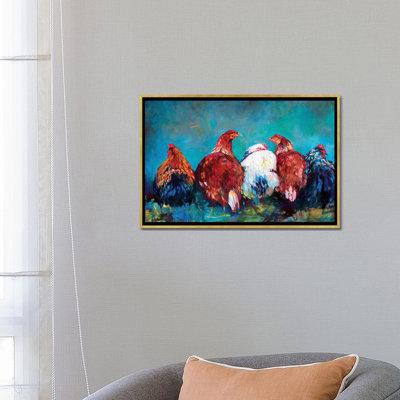 Hen Hen Friends par Sue Gardner - reproduction d'art