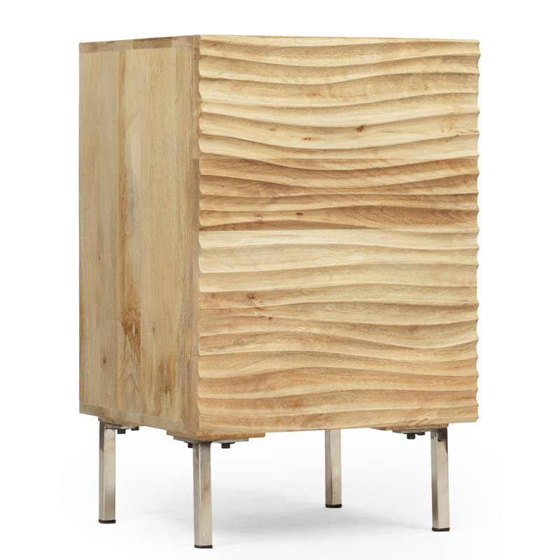 Hartranft Solid Wood Top End Table