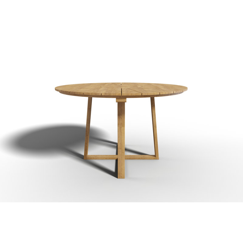 Outdoor Round Teak Dining Table
