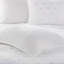 Ensemble d'édredon en peluche imprimé blanc avec coussin décoratif-113931140