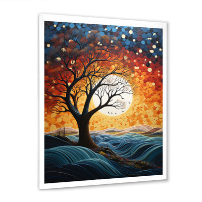 «Spiritual Embrace Baobab Tree», reproduction d'art sur toile