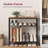 5 Tier 20 Pais Shoe Rack 29.8"W with Storage Shelves-703348490-728878974