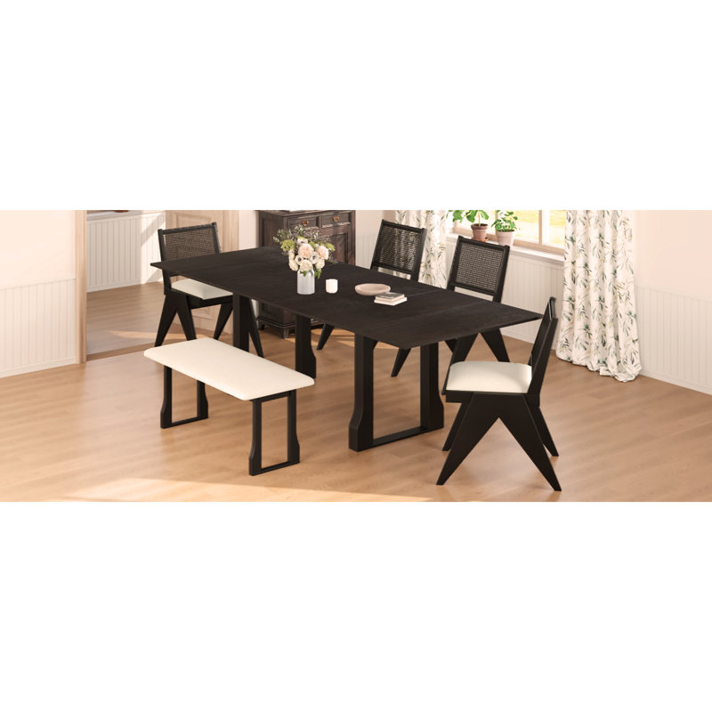 6 - Piece Extendable Dining Set, Espresso