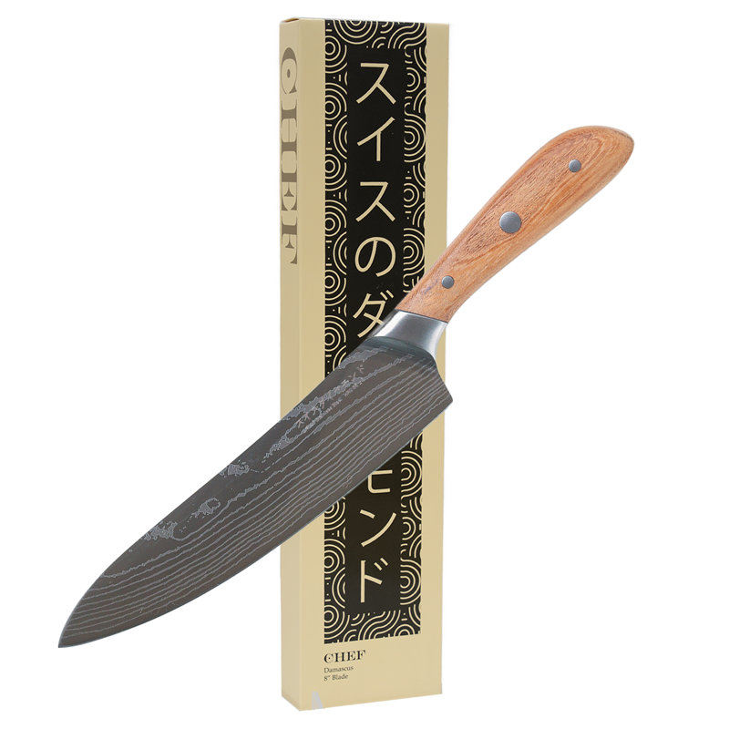 Swiss Diamond 8" Damascus Chef Knife