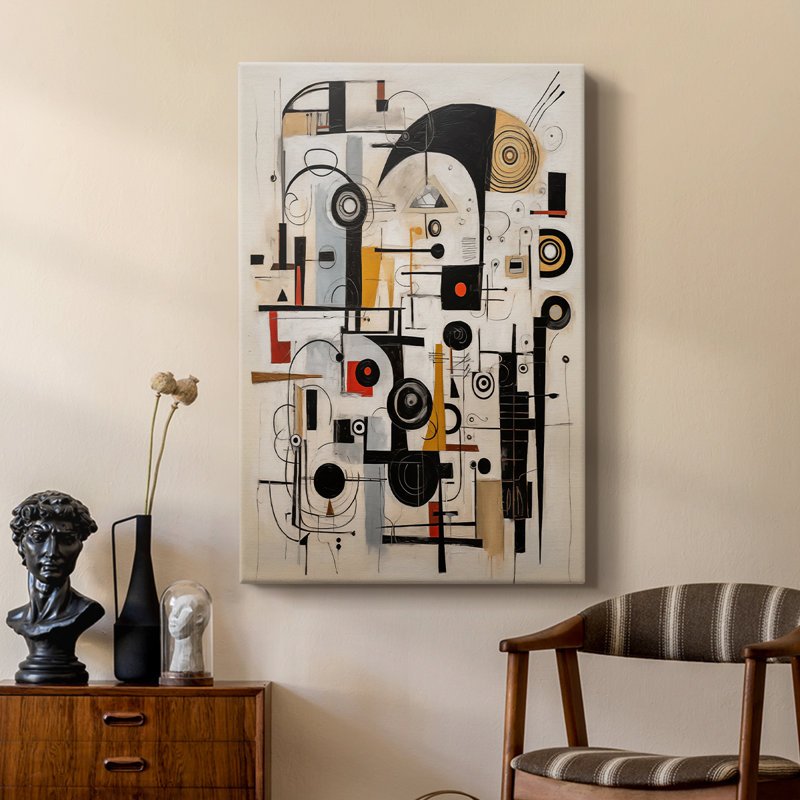 ABSTRACT Series DXIII -Custom Wrapped Gallery Cavas, 60" H x 40" W