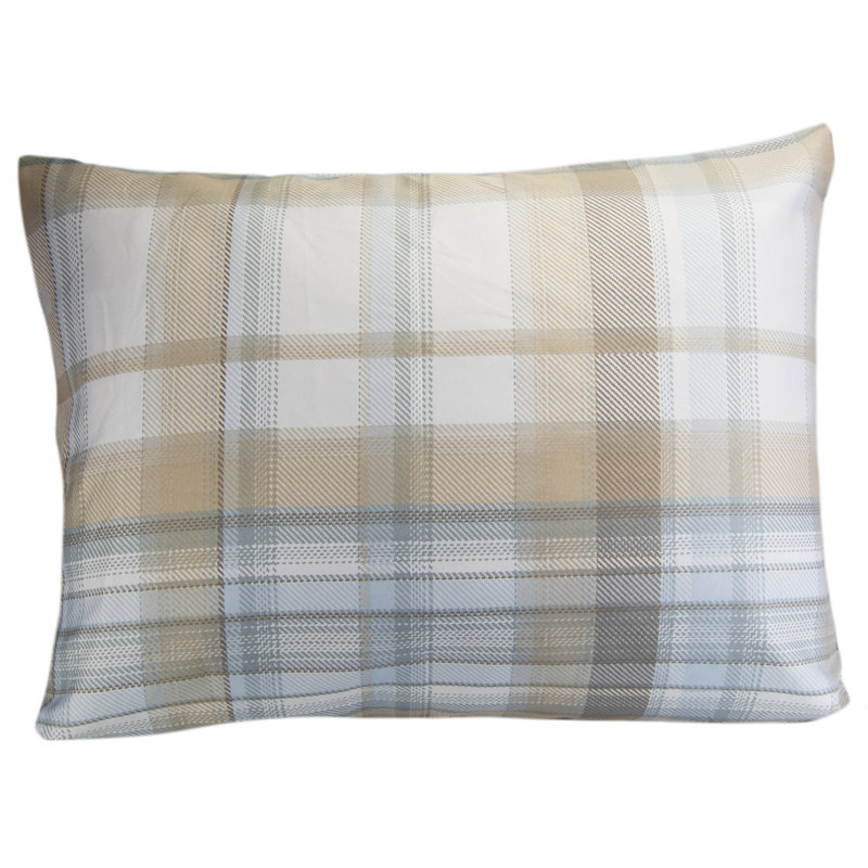 Channel Plaid Comforter Set, Queen Comforter + 2 Standard Pillowcases