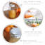 LAV Misket Glass Water Jugs with Silicone Lid - 1.8L - Clear/White - Pack of 6