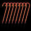 Candy Cane Pathway Lights