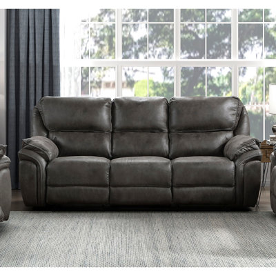 Upholstered 39.83 " Microfiber / Microsuede Sofa