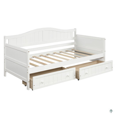 Twin Wooden Daybed With Trundle Bed, Sofa Bed