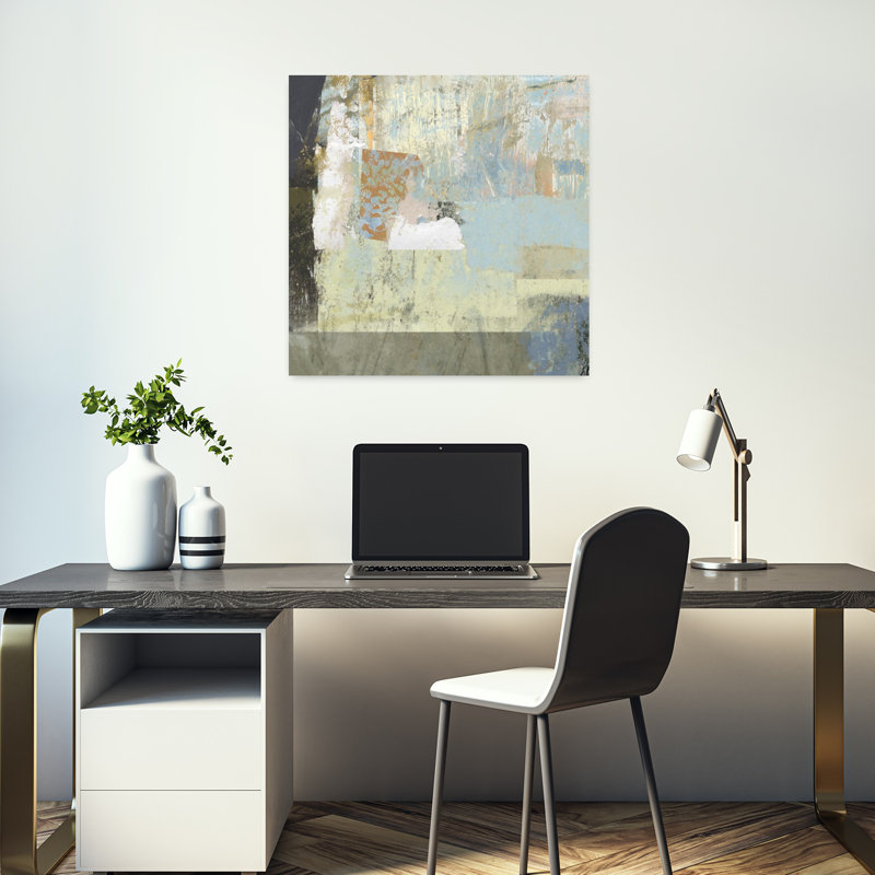 Art contemporain abstrait Quarry No. 1, H 18 po x l 18 po