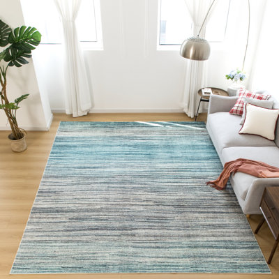 Cassella Tidal Teal Machine Washable Area Rug