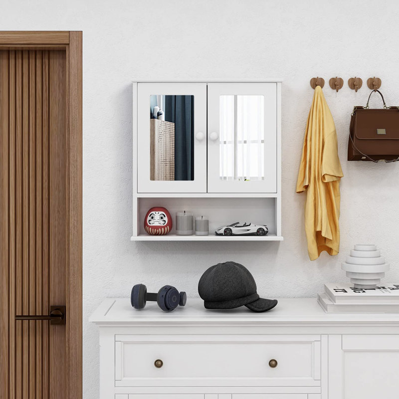 Tiare Wall Bathroom Cabinet, White