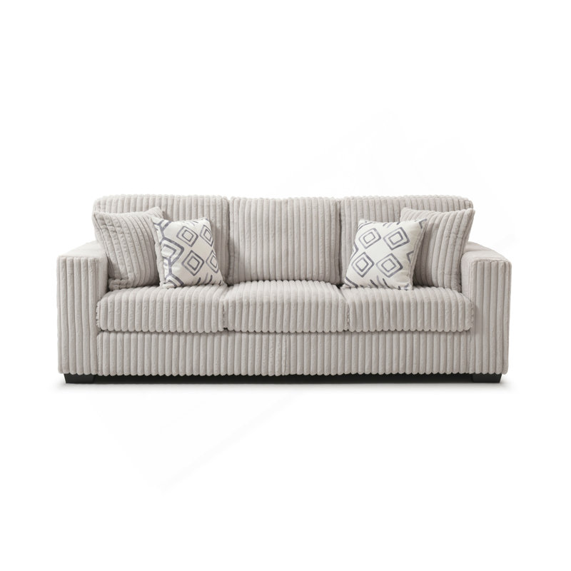 Canapé Teddy G00187A-S IVOIRE, L 92 po