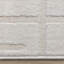 Tapis crème à rayures neutres-642212395