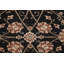 Tapis noir / ivoire