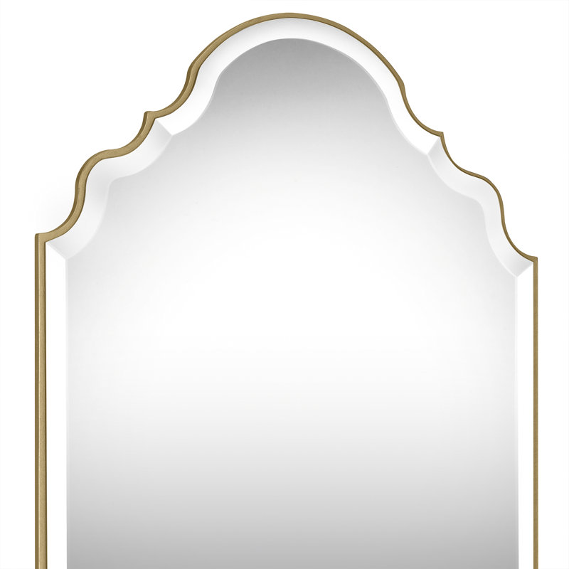 Arkeith Leighton Modern and Contemporary Beveled Wall Mounted Mirror