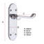 Scroll Door Handles Lever Lock