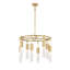 Lustre 8 lumières Downend en laiton chaud-1160256681-1160256683