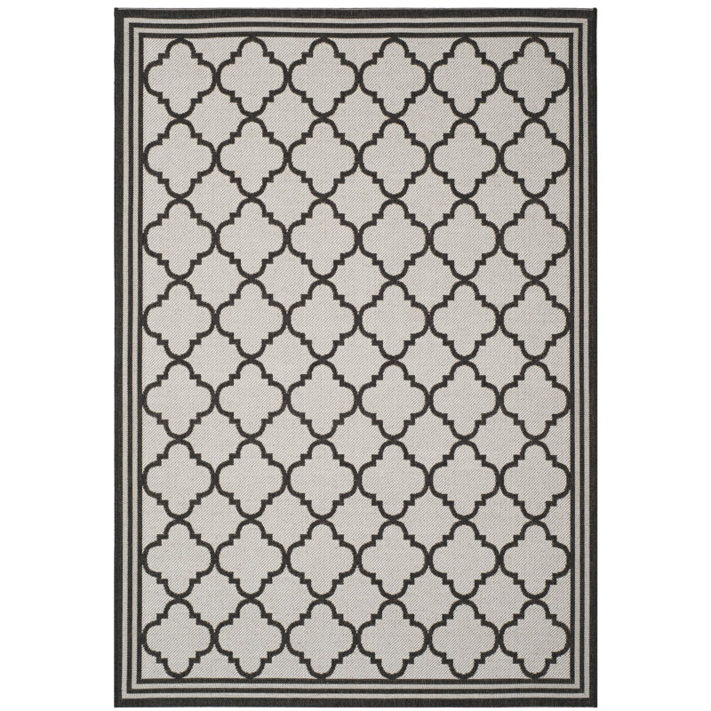 Ferrill 100 Performance Geometric Indoor/Outdoor Area Rug, Rectangle 5'3" x 7'6"