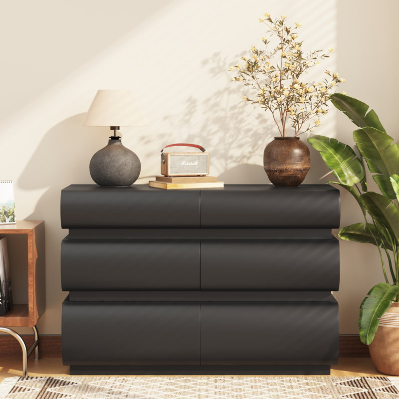 Commode pour chambre à coucher, Noir