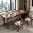 Modern Rectangular Solid Pine Wood Desks-884600024