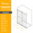 Frameless Shower Door 68" - 72" W x 79'' H Double Sliding Bathroom Door with Upgraded Soft-Closing & Tempered Glass-73630091