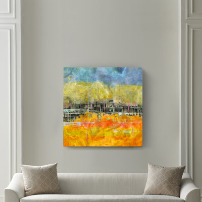 " Grunge City II " Painting Print