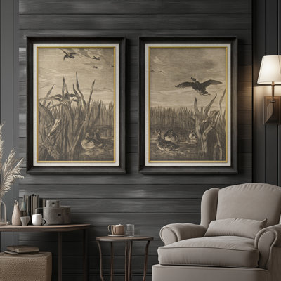 Set of 2 Premium Framed Art Artworks on Premium Canvas with 26"x36" Frame