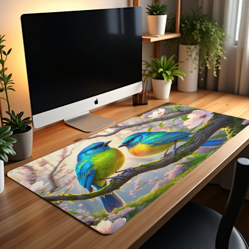 Polyester Desk Pad, 31.5x15.5