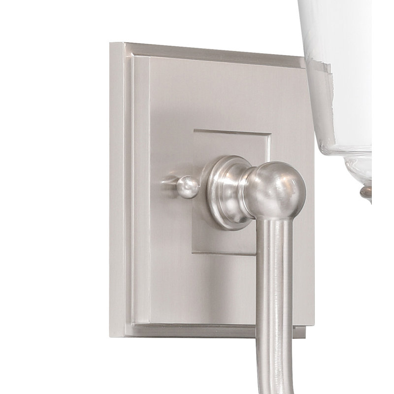Applique murale 1 litre Breakwater Bay Ahmil, Nickel brossé