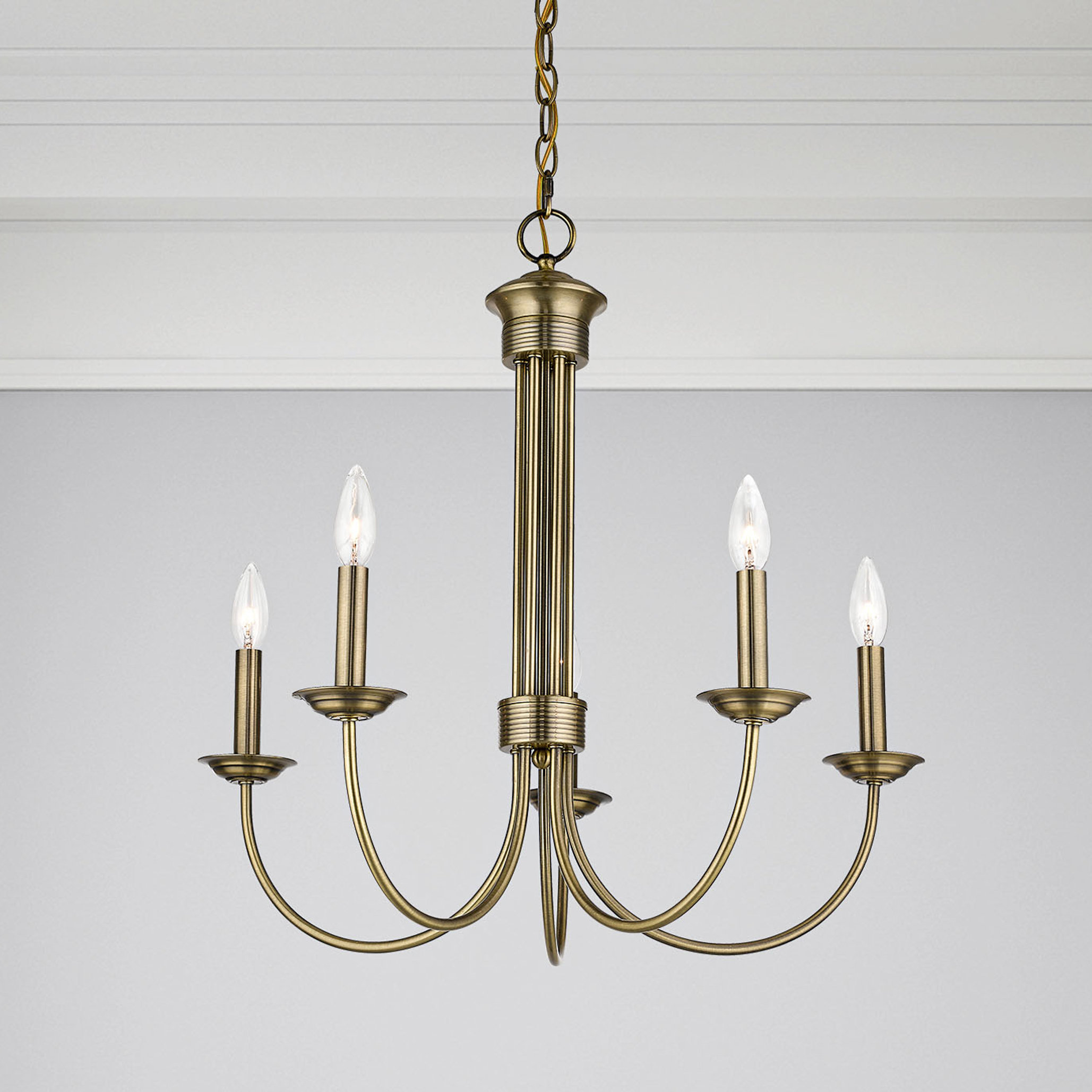 Lark Manor Arunvir 5 - Light Dimmable Classic / Traditional Chandelier ...
