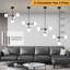 Hess 4 lumières lustre spoutnik moderne Mid-Century suspendu E12 industriel luminaire suspendu pour le salon, la salle à manger, le couloir de l'hôtel-1396843692