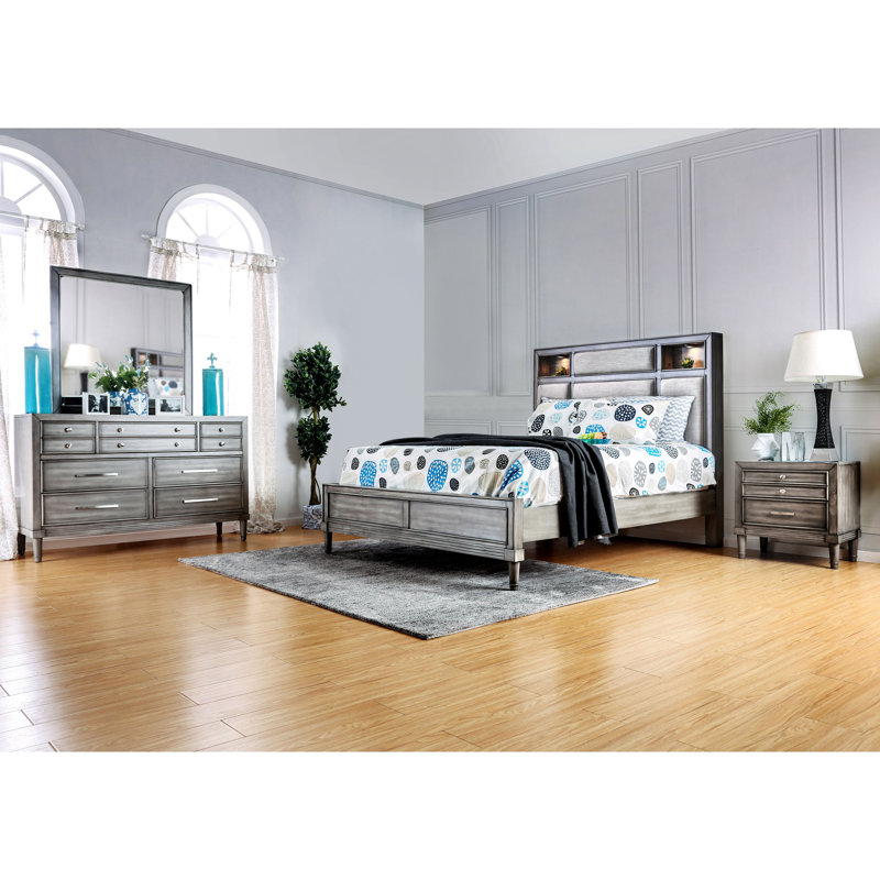 Zola Solid Wood Piece Bedroom Set, California King