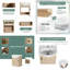 Meuble-lavabo simple 18,1 po avec comptoir