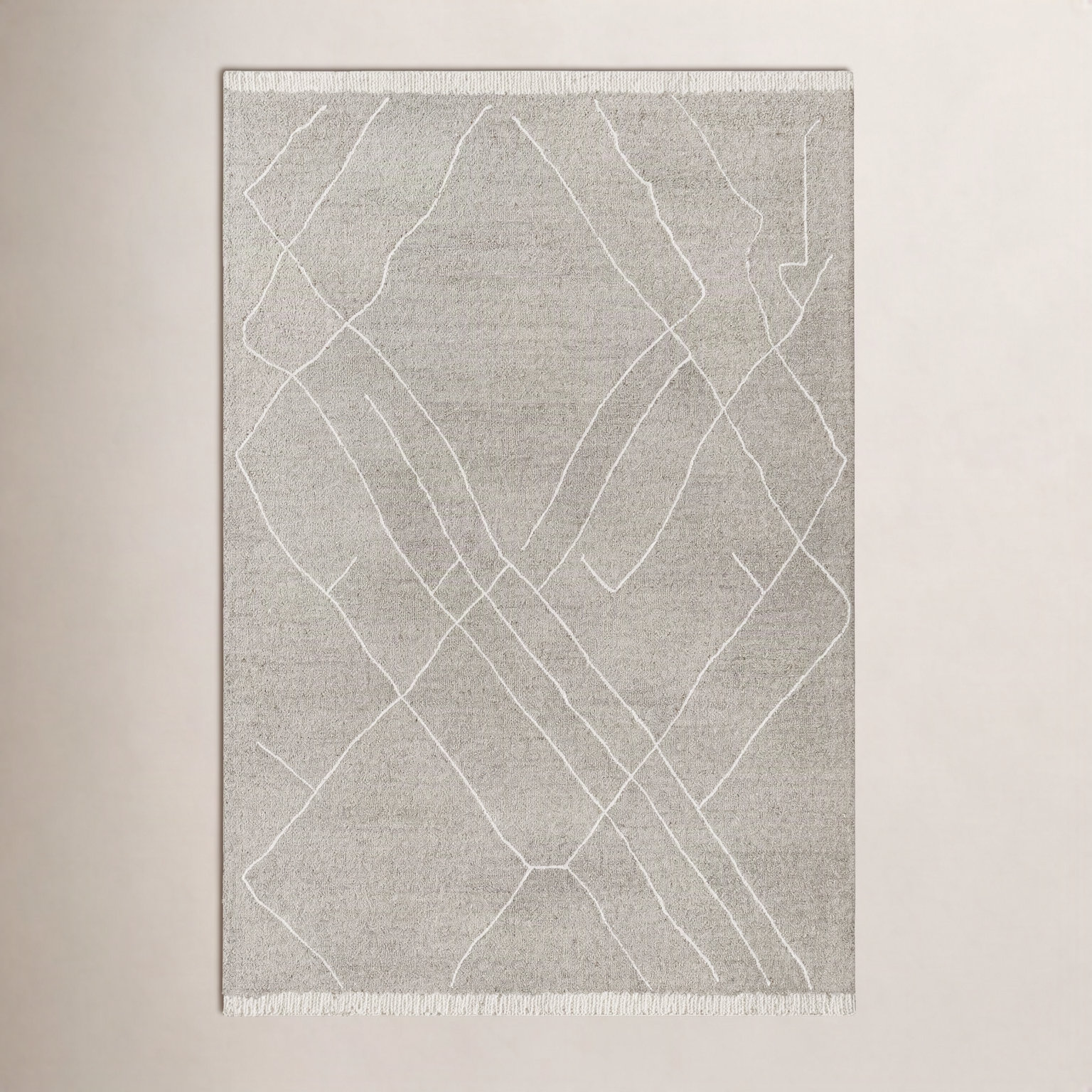 Peregrina Hand-Woven Geometric Rug, Rectangle 6' x 9'