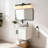 Songer Metal/Frosted Glass Modern Contemporary LED Vanity-332602587-328502080
