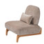 Chaise d'appoint rembourrée sans accoudoirs Hamilton-130619992-130619994