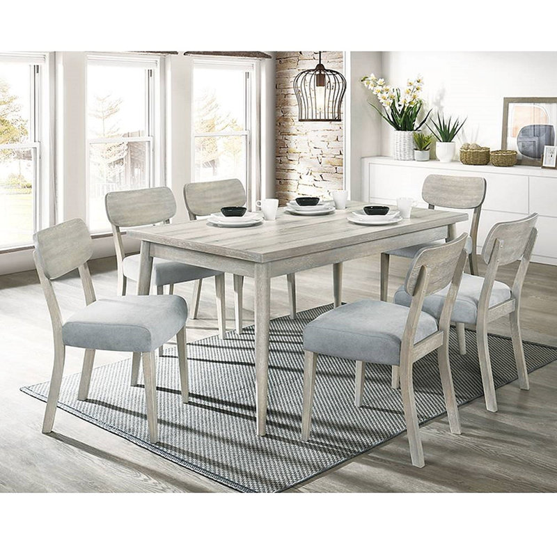 Ensemble de salle à manger Table de salle à manger en bois naturel