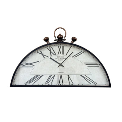 Old Town Half-Moon Table Clock
