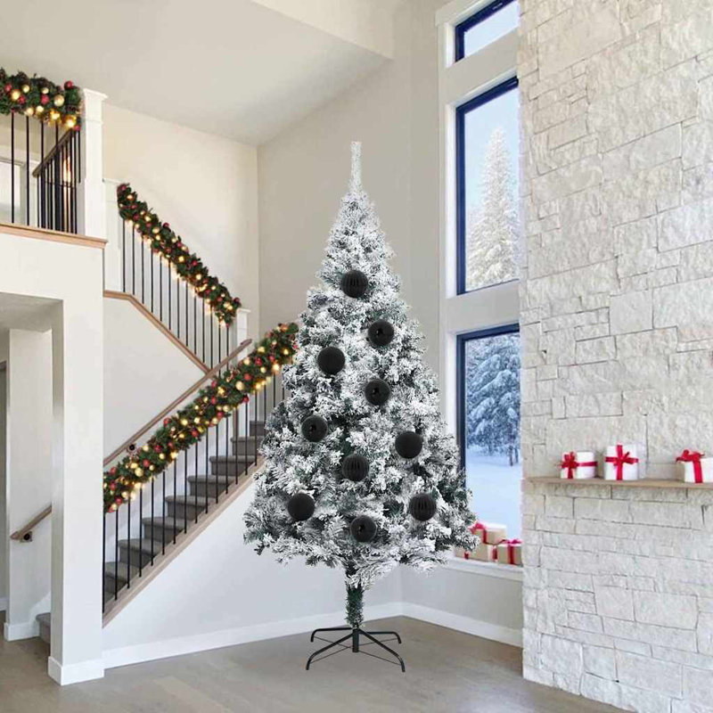 Christmas Bauble Set 4 pcs XXL, Black